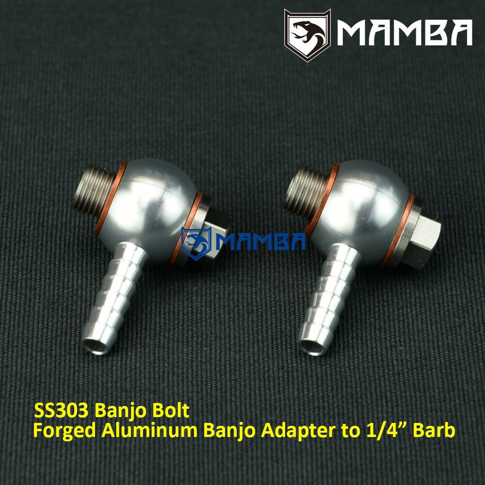 Aluminum Air Fitting Set 10mm for all wastegate &amp; bov