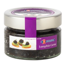 §洺禾§附發票§ Emborg 黑魚子醬 Lumpfish Caviar-Black 100g 【2024.08.06】