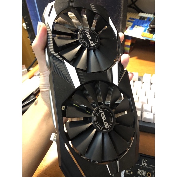 [二手][故障][花屏]ASUS DUAL-RX580-O8G