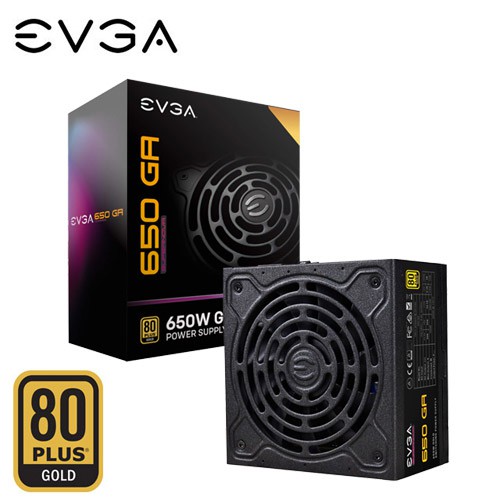 艾維克 EVGA 650 GA / 650W 80 PLUS 金牌 全日系 全模組 十年保 電源供應器 高CP值