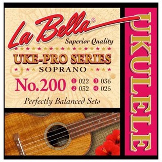 ☆唐尼樂器︵☆全新公司貨 La Bella No.200 專業級 Soprano 21吋烏克麗麗套弦
