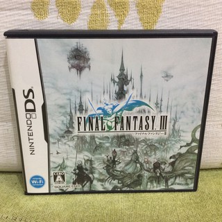 NDS 日版 太空戰士3 Final Fantasy III 3DS主機也可玩