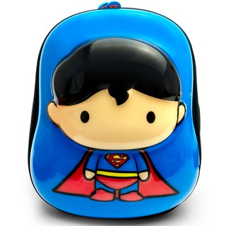 超人 兒童後背包(7L)，DC正義聯盟Superman 正版授權! 塑膠外殼Q版小背包，適合4歲以上小英雄，兒童節禮物