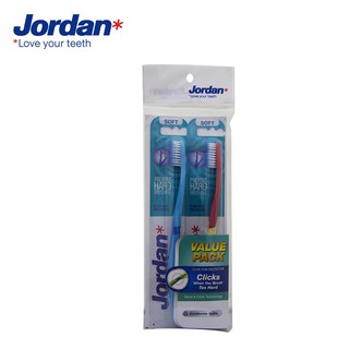 Jordan 超纖細彈力護齦牙刷促銷包(軟毛)2入