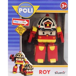 竹北kiwi玩具屋 現貨 ROBOCAR POLI迷你變形羅伊 02106700