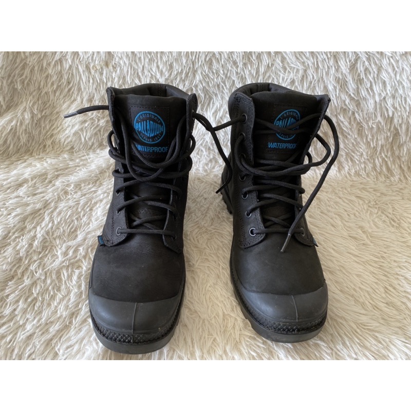 Palladium 防水靴 Waterproof IV 藍標防水系列 黑色 / 防水軍靴 / 男女共款 US6(24)
