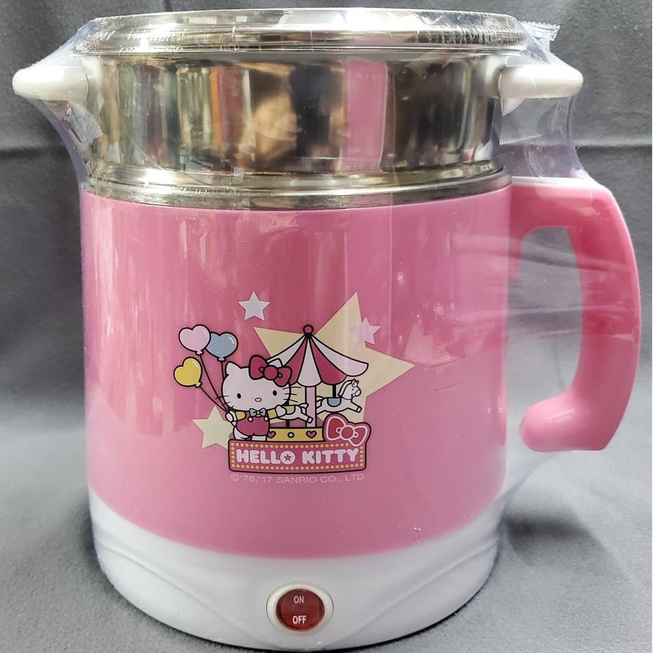 Hello Kitty 不銹鋼美食料理鍋 快煮鍋 美食鍋 料理鍋 不鏽鋼 電火鍋 火鍋 2.2L