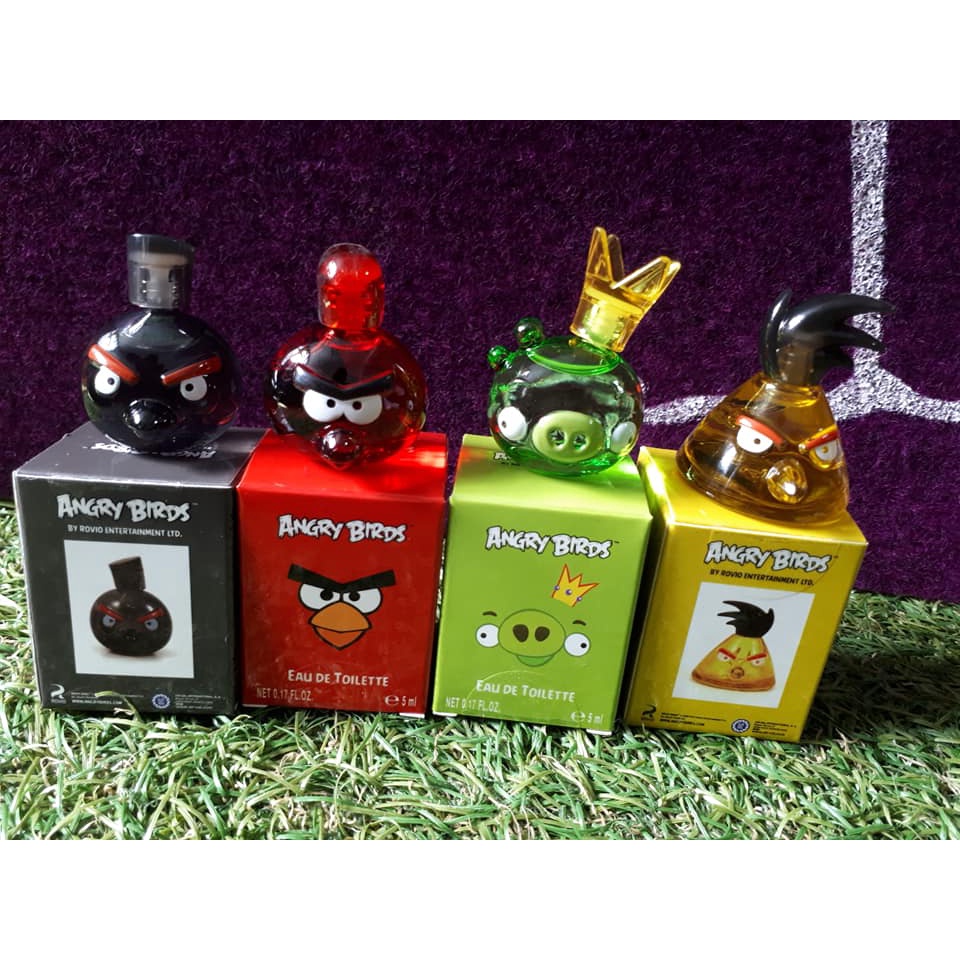 全新 現貨 正版 鐳標 Angry Birds 憤怒鳥 小香水 5mL 原廠 公司貨 可愛 精品 香水 送禮 神器 香氛