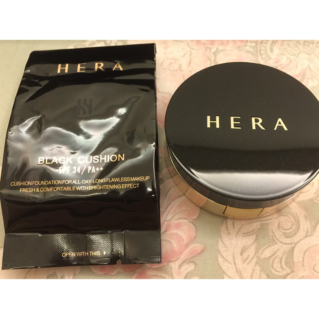 韓國專櫃 赫拉 HERA 黑金氣墊粉餅 BLACK CUSHION SPF34/PA++ 全智賢【預購+現貨】