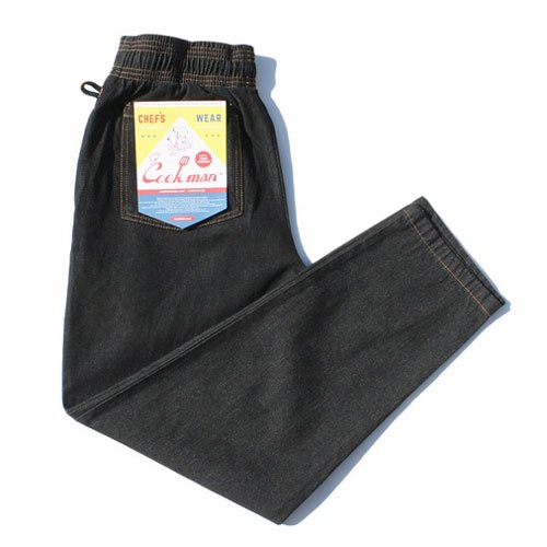 COOKMAN USA 231-34807 Chef Pants 廚師長褲 / 休閒長褲 (丹寧黑) 化學原宿