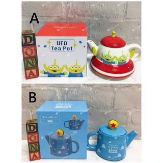 🌸Dona代購🌸現貨 日本正版 迪士尼 玩具總動員 三眼怪UFO幽浮 雲朵 下午茶茶壺/茶具 R32 2406