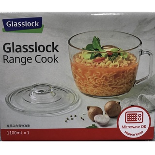 Glasslock玻璃大容量即時微波碗1100ml 韓國製造 泡麵碗 韓國碗