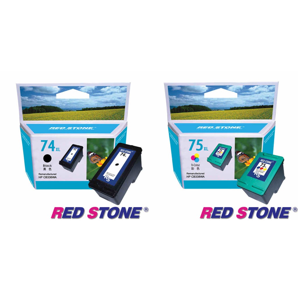 【當天出貨】RED STONE for HP NO.74XL/NO.75XL高容量環保墨水匣