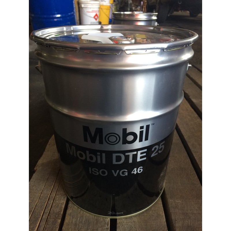 【MOBIL 美孚】DTE OIL / 25、VG-46、超優質液壓專用油、20公升裝【液壓油】日本原裝進口