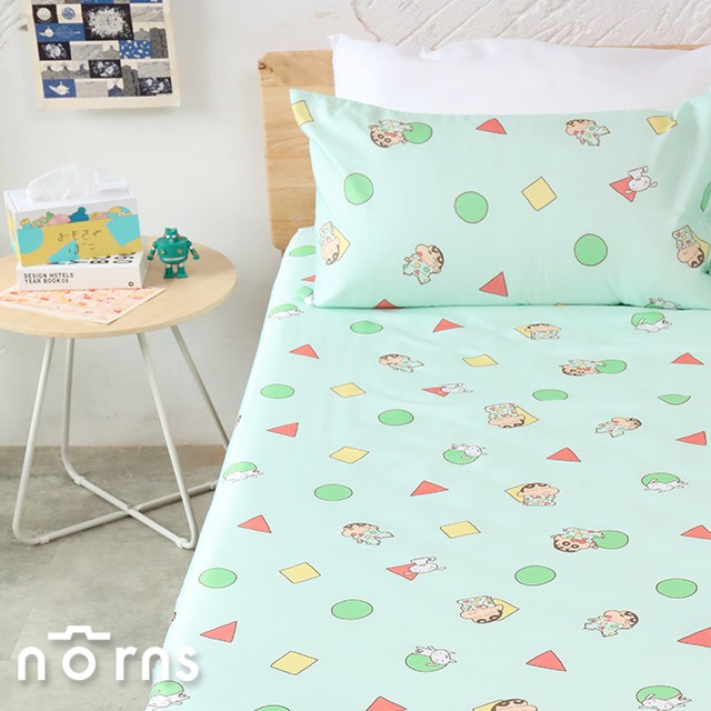 蠟筆小新單人床包組 Norns 蠟筆小新 正版授權 TENCEL天絲™ 吸濕排汗 寢具 含床包 枕套
