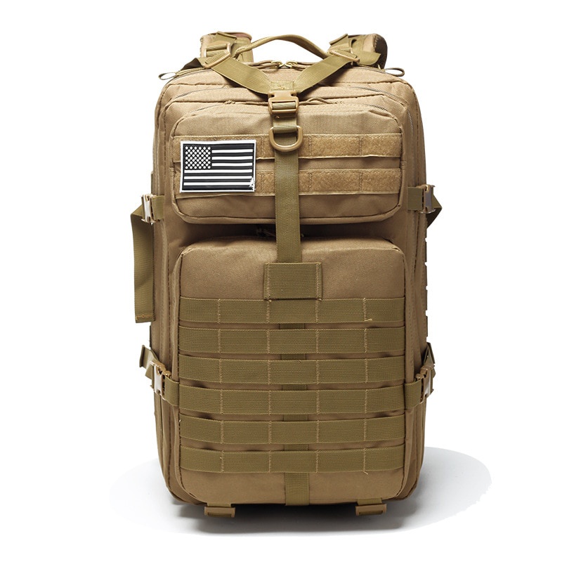 45l 容量男士陸軍軍用戰術大背包防水戶外運動遠足露營狩獵 3D 背包男