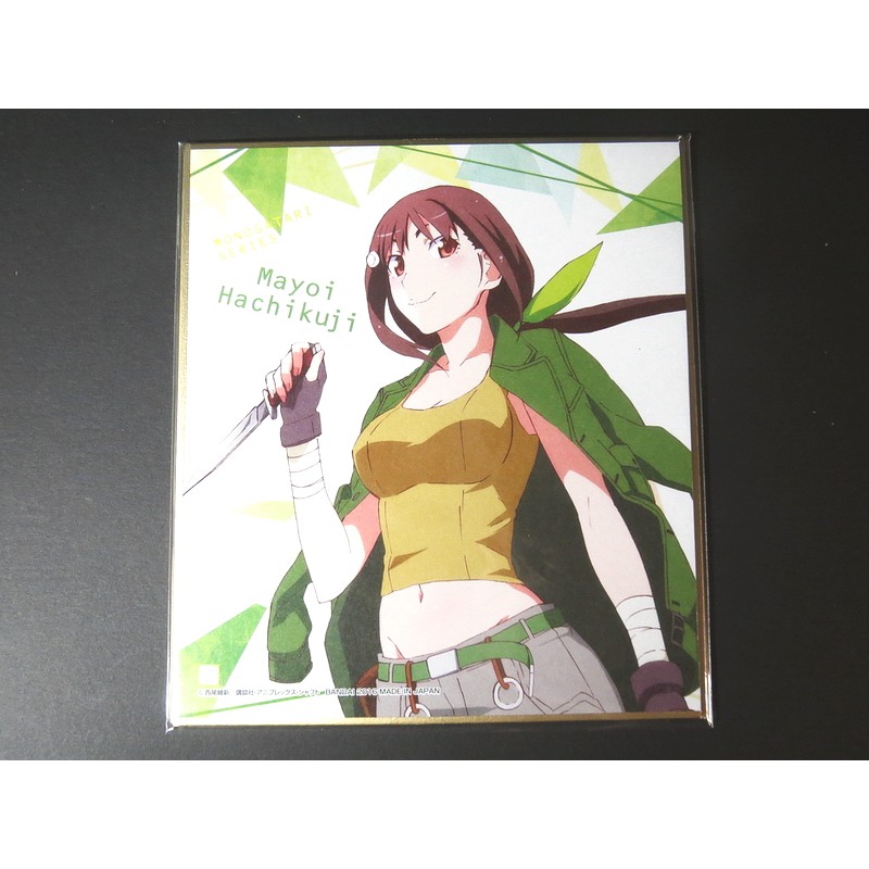 Tp小屋 現貨 物語系列小型複製畫色紙板11 八九寺真宵日版全新未拆偽物語化物語 蝦皮購物