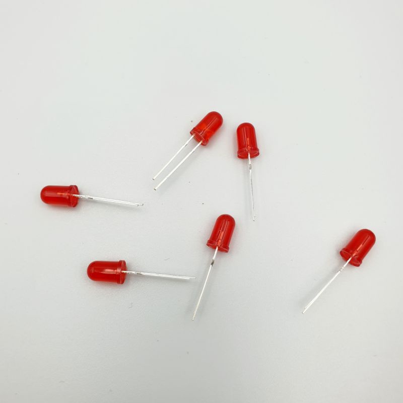 Diy 發光二級管led燈珠紅色5mm8mm10mm 天竺鼠車車材料救護車鼠 蝦皮購物