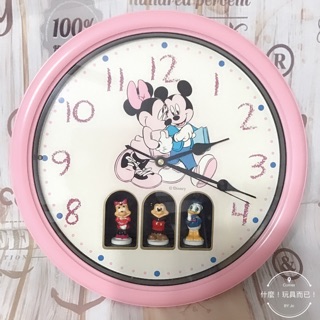 ［O]早期老老迪士尼米奇米妮唐老鴨立體音樂時鐘