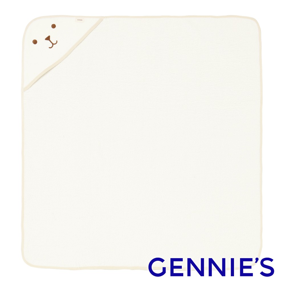 Gennies奇妮 純棉寶寶雙面包巾 白 Be65 蝦皮購物