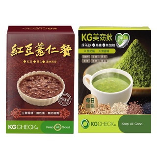 【聯華食品 KGCHECK】高纖穀物沖泡組-紅豆+抹茶 (2盒組)