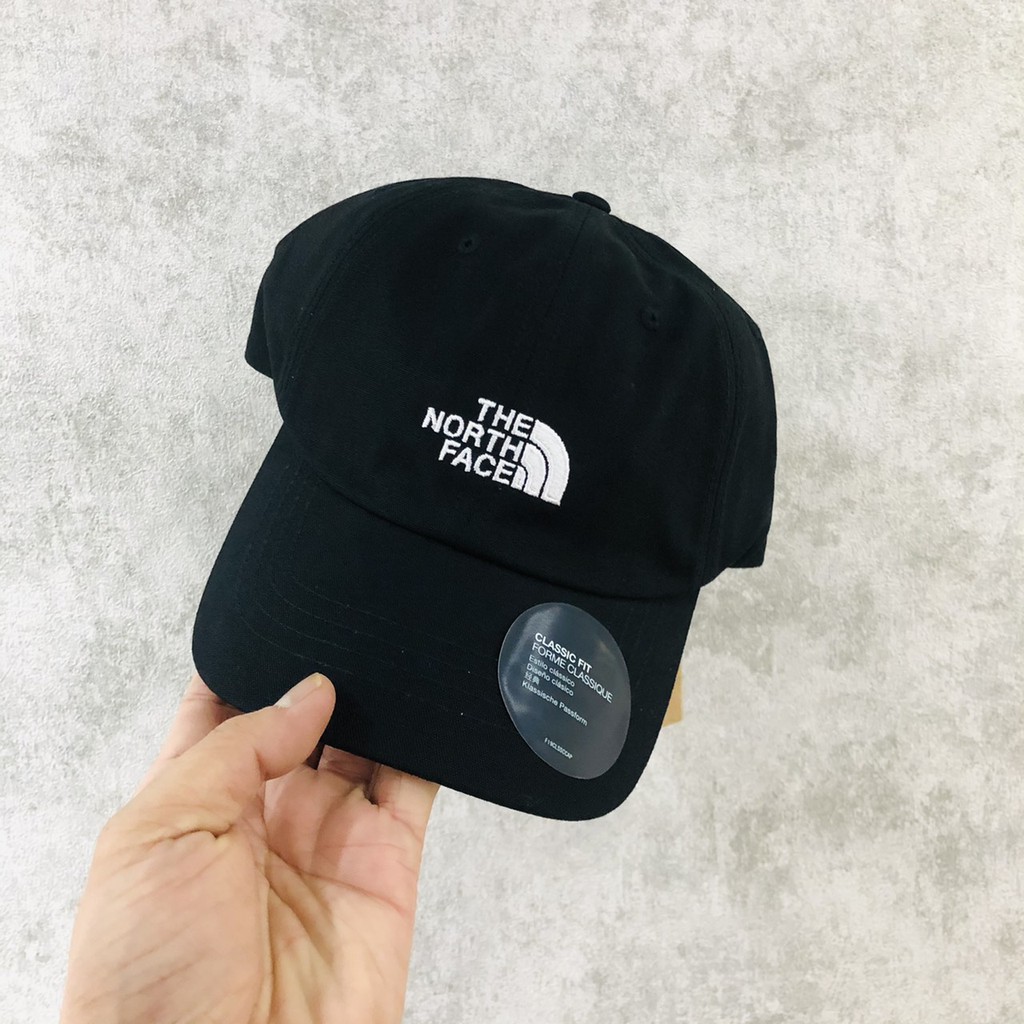 【R-MAN】 The North Face 北臉 老帽 logo 黑色 刺繡 北面 TNF 鴨舌帽