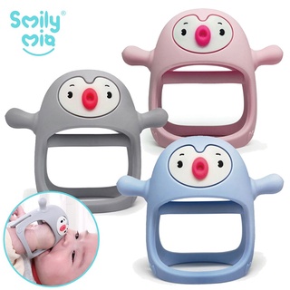 《jc親子嚴選》 smily mia 啾啾企鵝 矽膠固齒器 穿戴式 固齒器