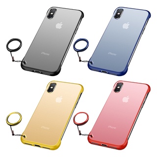 贈指環 無邊框手機殼 適用iPhone11 Pro Max XR XS X i11 Plus i8 i7 SE 保護殼