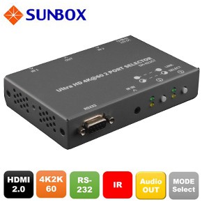 【全新24h出貨】慧光 SUNBOX 4K HDMI 2進1出 切換器(VHW201KS)