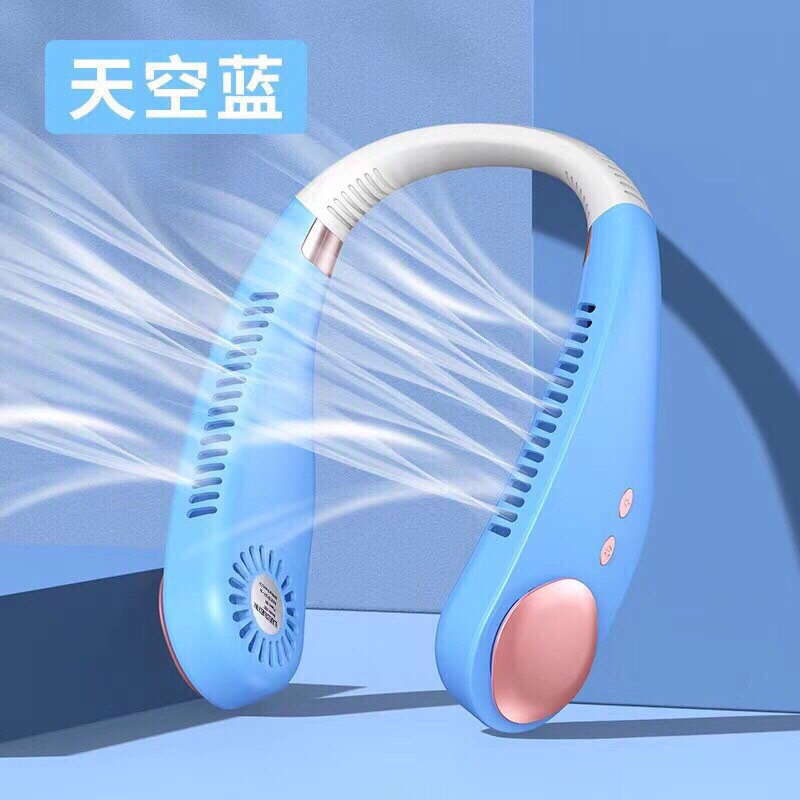 隨身攜帶掛脖子桌子型電風扇