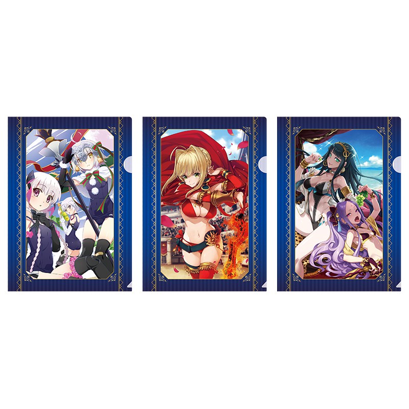 Lawson Fate Grand Order 合作限定a4資料夾 尼祿 童謠 聖誕貞德 武則天 艷后 羅森 Fgo 蝦皮購物