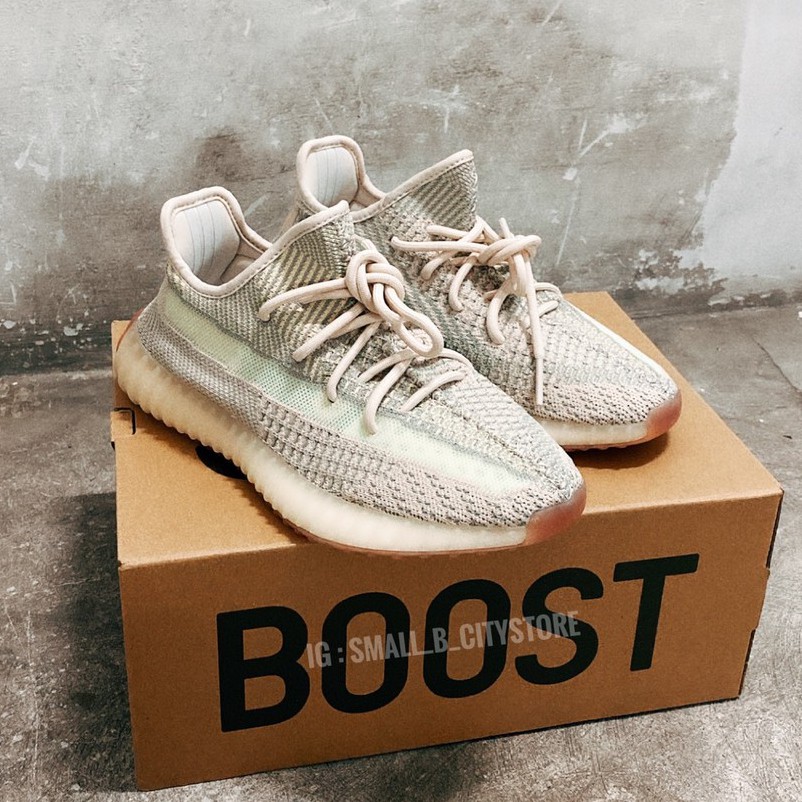 ☆小B之都☆ Adidas Yeezy Boost 350 V2 “Citrin” 拼接 FW3042