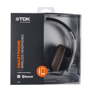 (極少數!原4990福利價1200))TDK TH-WR780 Wireless 多功能NFC藍牙全罩耳罩式耳機(金)