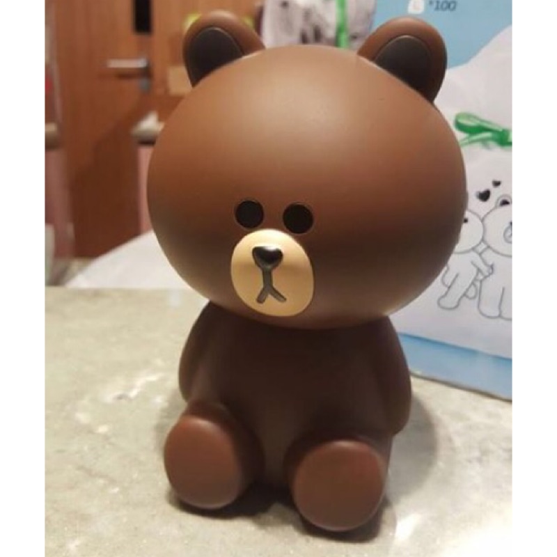 LINE FRIENDS 造型存錢筒_BROWN 正版熊大存錢筒