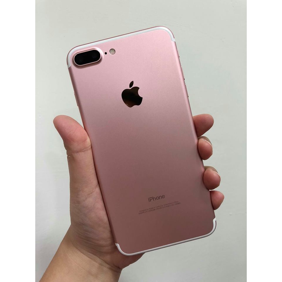 iPhone 7 plus 玫瑰金 128G 外觀漂亮無傷 功能正常（編號7P6672）