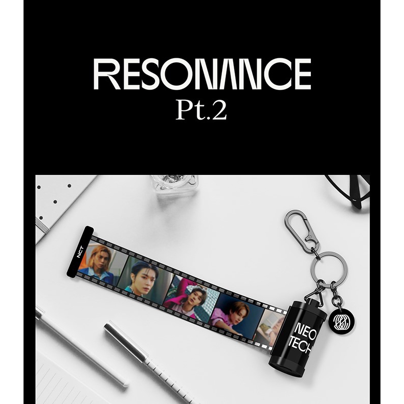 微音樂💃 現貨最後數量 官方週邊商品 NCT - RESONANCE Pt.2 底片鑰匙圈