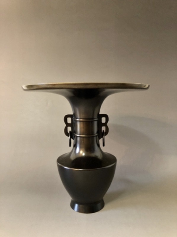 【元】日本池坊華道池坊立華瓶銅花器高與直徑約27.5cm | 蝦皮購物