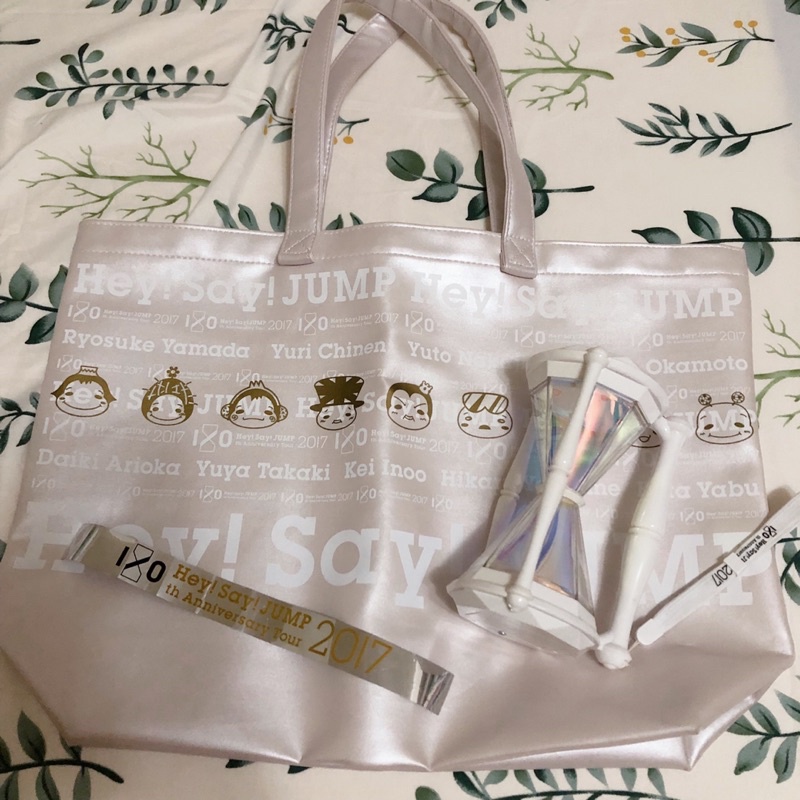 Hey! Say! JUMP トートバッグ アレンジ デコ Hey! Say! JUMP encore トートバッグ デコ済 ハンドメイド