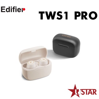 Edifier漫步者 TWS1 PRO 真無線藍牙耳機 黑/白