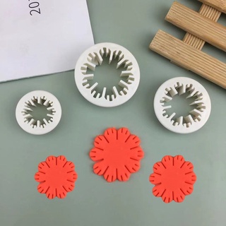 臺灣出貨 現貨3pcs康乃馨壓花切模 DIY烘焙翻糖蛋糕造型工具（庫）