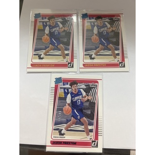 NBA球員卡c 2021-22 DONRUSS JASON PRESTON 單張/199全圖3張