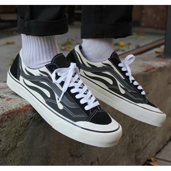 VANS STYLE 36 SF "FLAME" 黑白火焰海外限定款VN0A3ZCJROF | 蝦皮購物