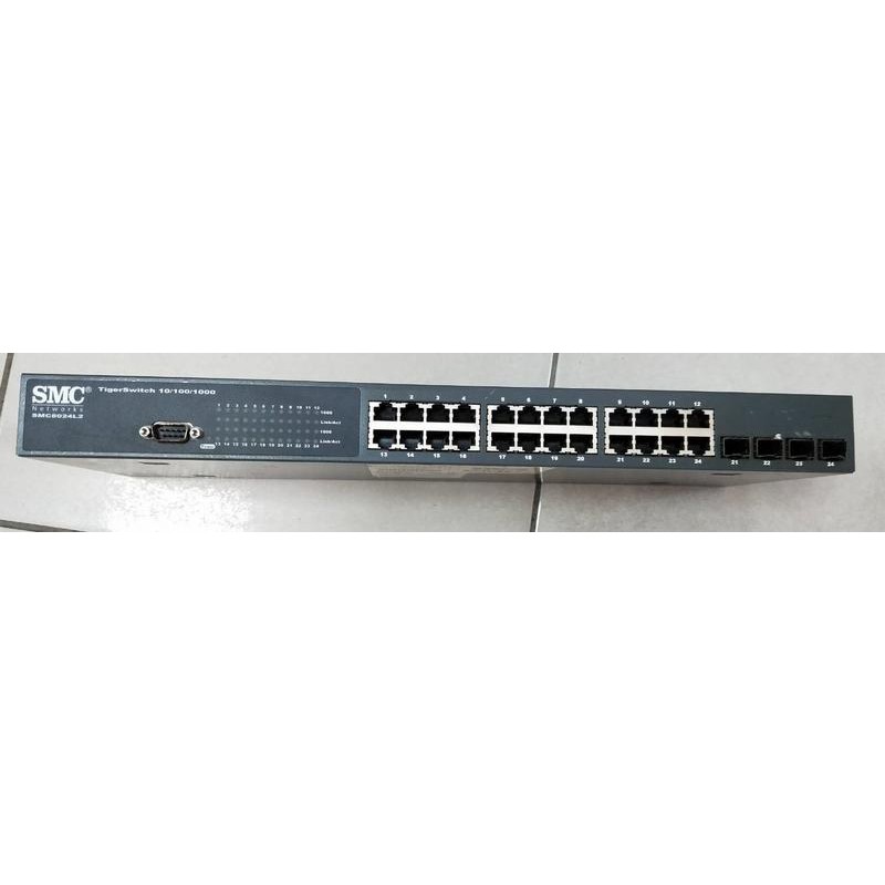 SWITCH  SMC  8024L2  D-link  DGS-1210-52port     24port 二手