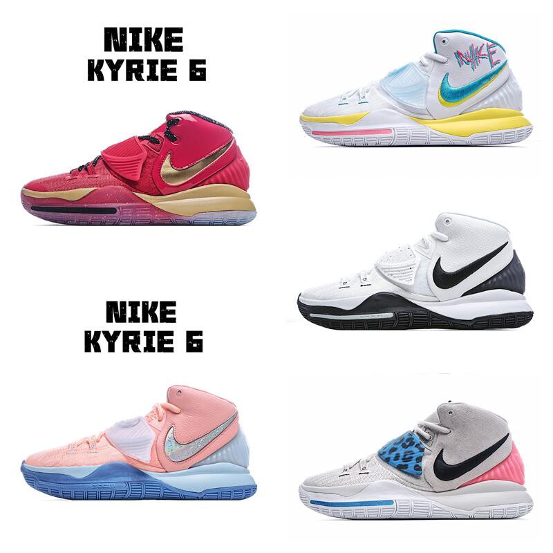 耐吉 Nike Kyrie 6 歐文6 白豹紋 美國對 塗鴉 奧利奧 紫迷彩  全明星  聖甲蟲男女同款休閑運動籃球鞋