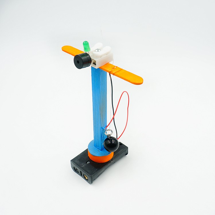 DIY科技小制作 地震報警儀小學科學實驗玩具培訓器材 地震報警器