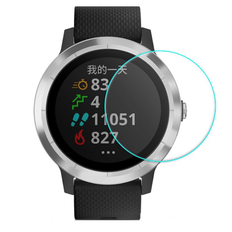 Garmin Vivoactive 3 Music Hr 鋼化膜手錶玻璃膜手錶保護貼貼膜鋼化玻璃貼保貼 蝦皮購物