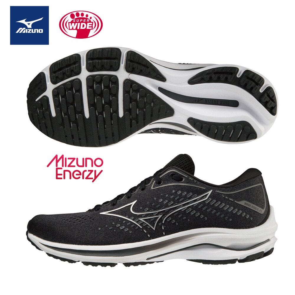 START SPORT▹MIZUNO美津濃 WAVE RIDER 25 4E超寬楦男款慢跑鞋 J1GC210404