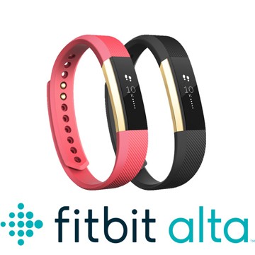 Fitbit Alta 時尚健身手環-黃金系列 （ 黑金L ）