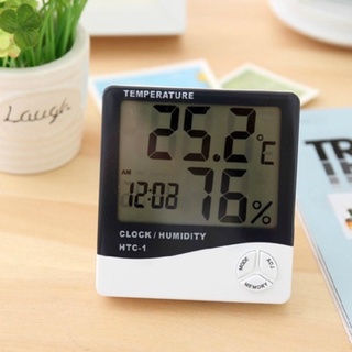 高精度大屏幕 室內電子溫濕度計#家用溫度計#鬧鐘溫度計