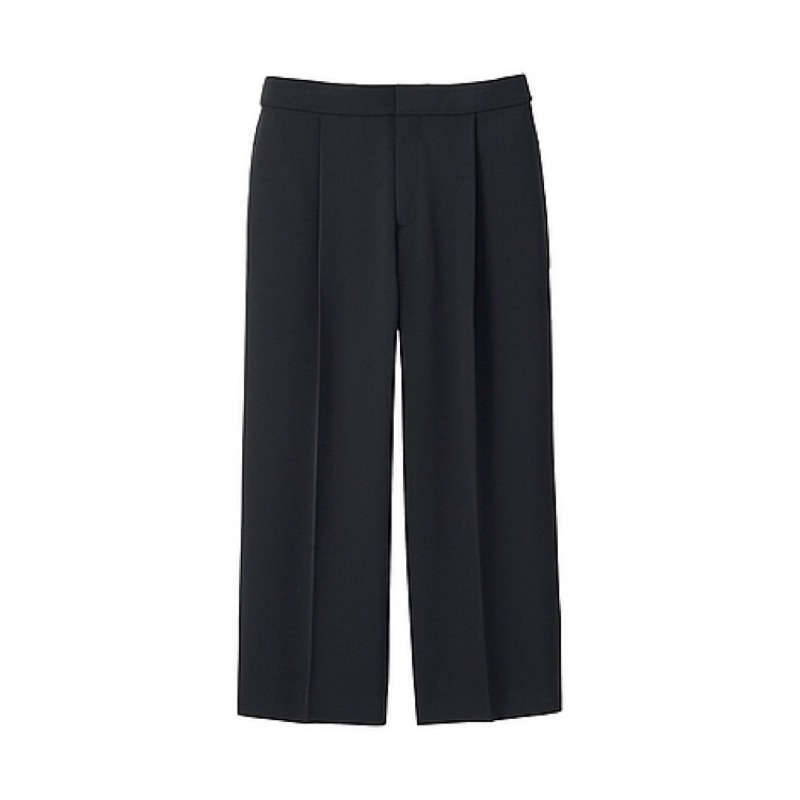 Uniqlo 垂墜風七分寬褲 蝦皮購物